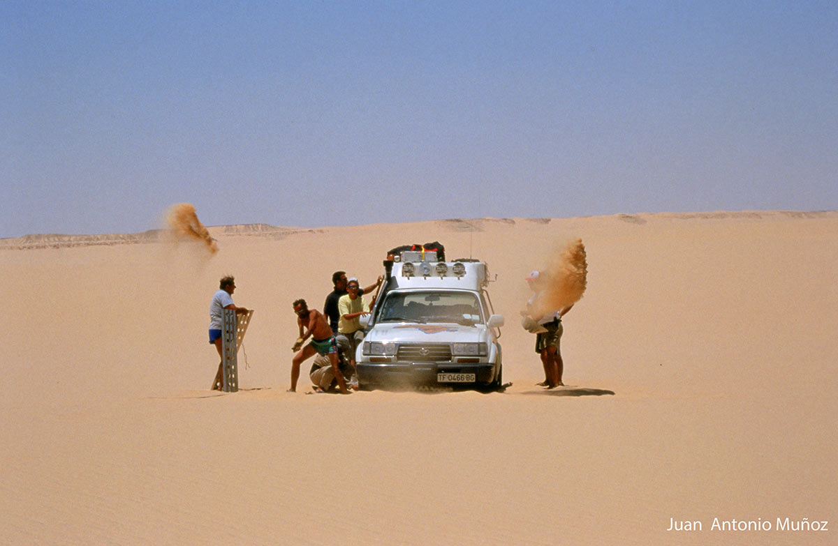 Sahara en el norte del Chad