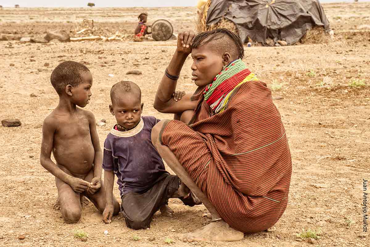 Madre hija Turkana Kenia