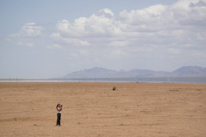 Tatiana en desierto