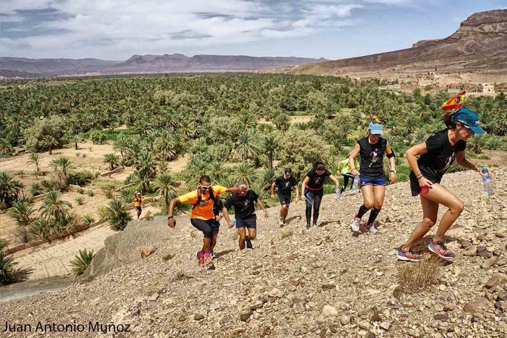 Corriendo en la selva del Draa