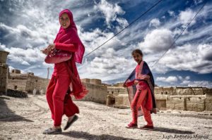 Jóvenes de rojo Marruecos