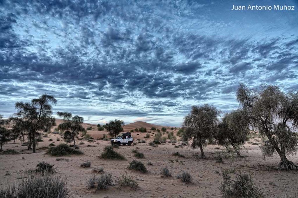 Atardecer en el Sahel. Mauritania