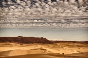 Nubes y dunas. Mauritania