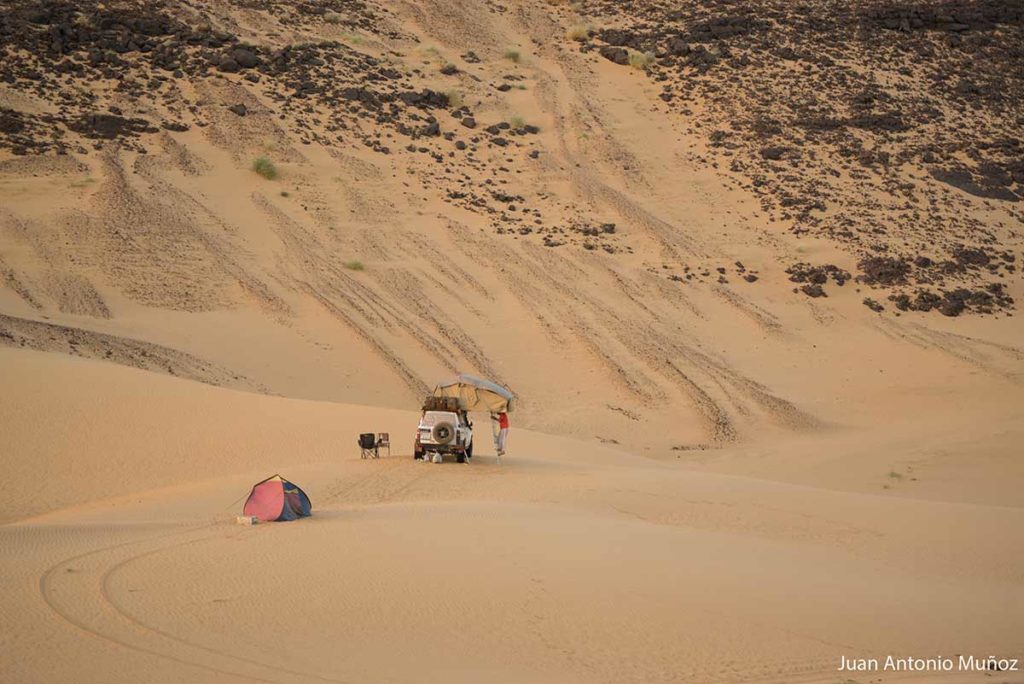 Campamento en el Adrar. Mauritania