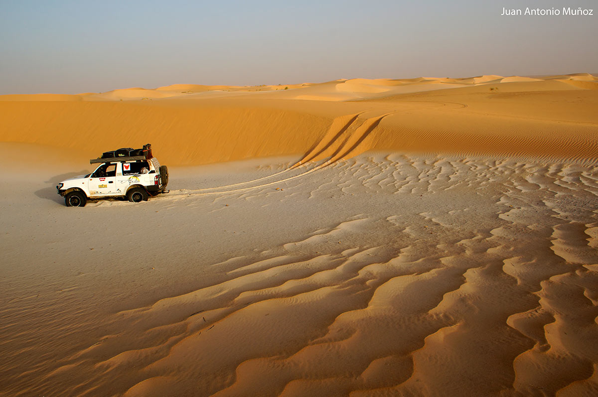 Sobre el mar de arena. Mauritania