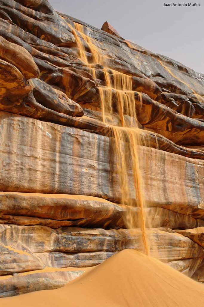 Cascada de arena. Mauritania