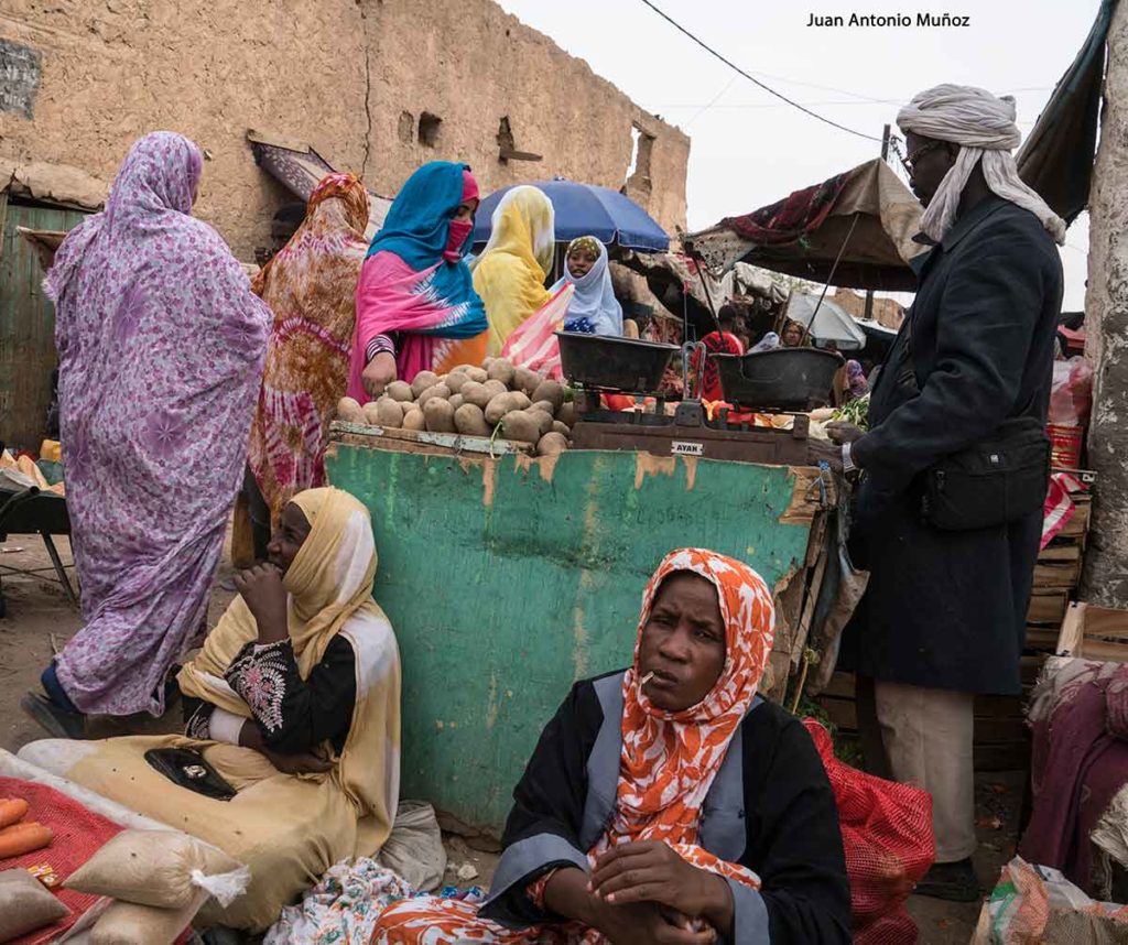 Mercado Atar. Mauritania