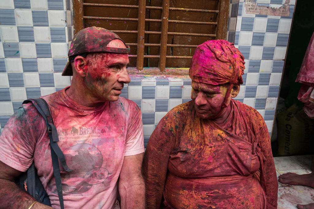 Juan Antonio Muñoz en Holi. India