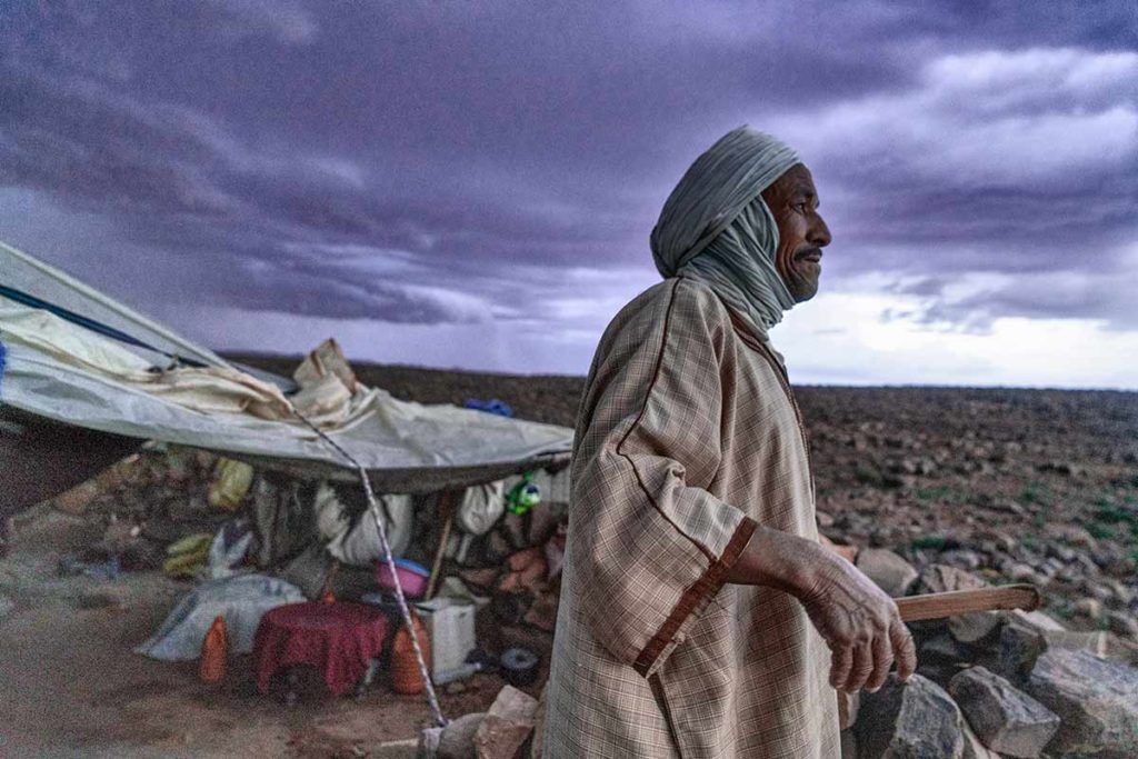 Esperando la lluvia. Marruecos