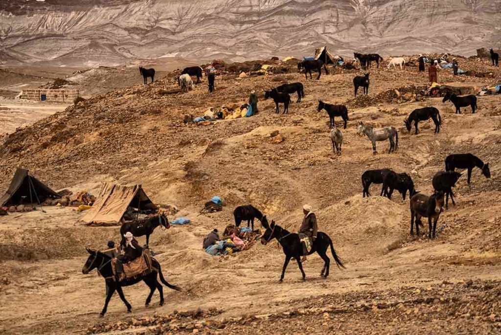 Retirada del campamento. Marruecos