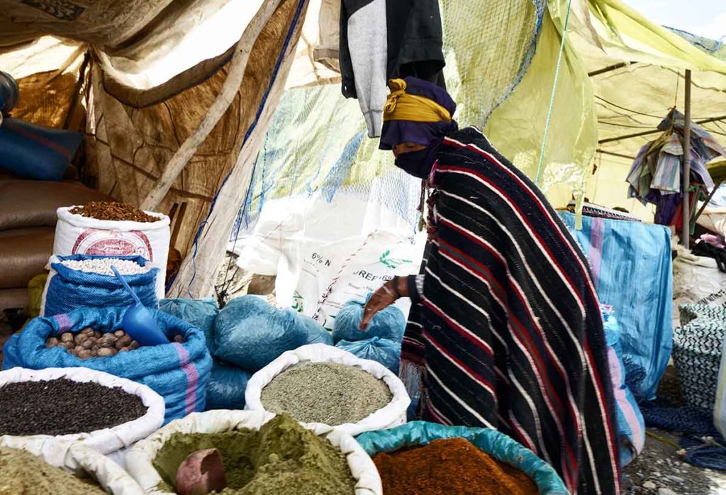 Ait Hadiddou mercado. Marruecos