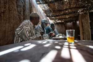 Negociando con un té. Marruecos