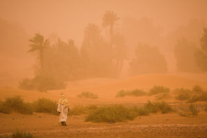 Tormenta en el desierto. Marruecos