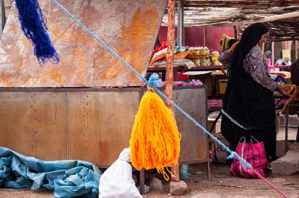 Mercado Agdz. Marruecos