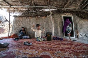 Familia del desierto. Irán