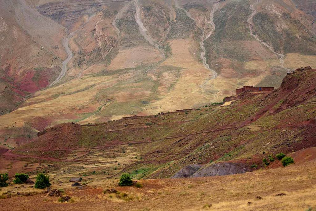 Colores montaña. Marruecos