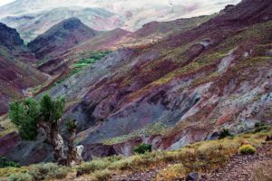 Colores montaña. Marruecos