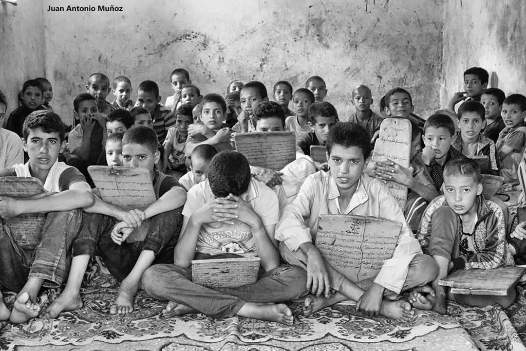 Escuela coránica. Marruecos