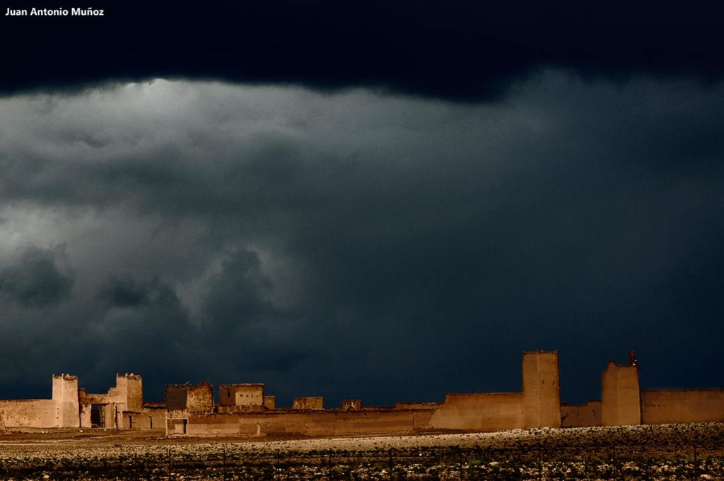 Tormenta kasba. Marruecos