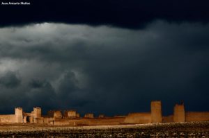 Tormenta kasba. Marruecos