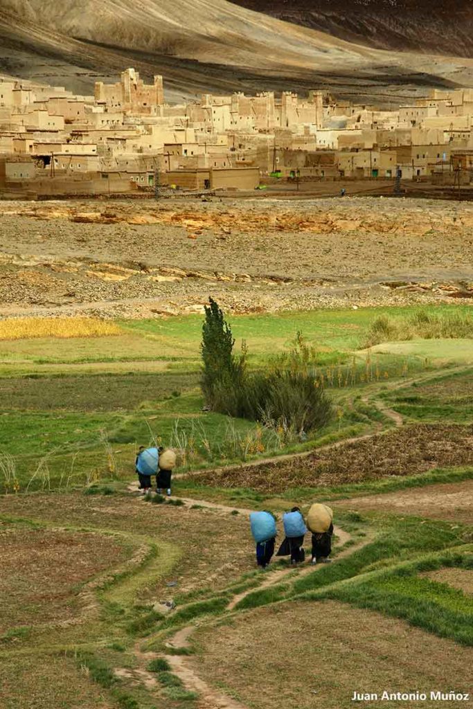 Cargando en Agoudal 2. Marruecos