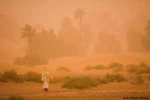 Tormenta en Nesrate. Marruecos