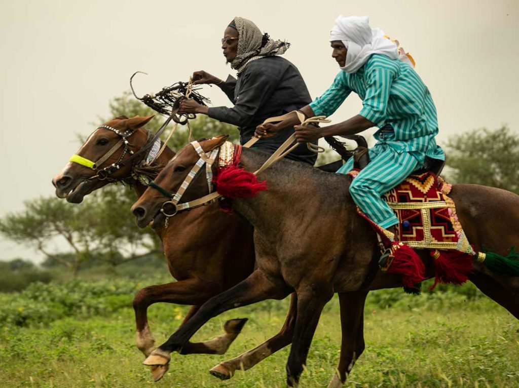 Carrera de jinetes. Chad