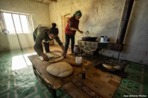 Cocina de cazador. Mongolia