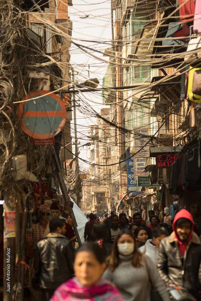 Calle Kathmandu. Nepal