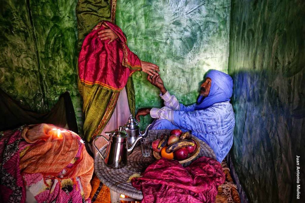 Color en Hara. Marruecos