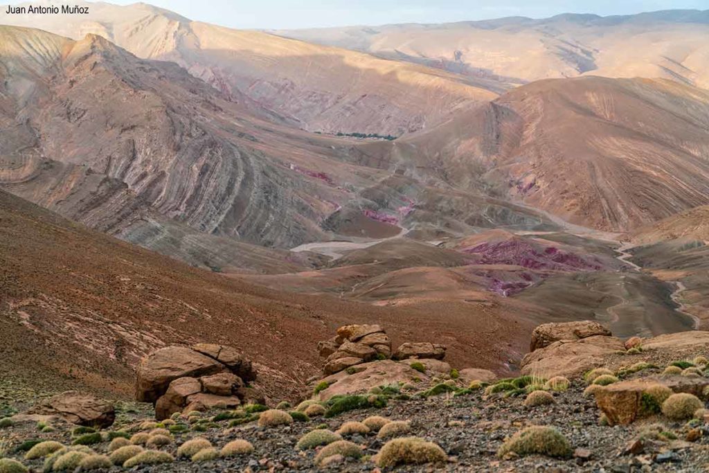 Rocas y color Atlas. Marruecos